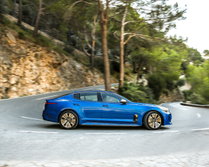 Kia Stinger blue dynamic  (39)